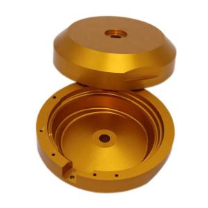 Wholesale Dark Yellow Anodized Aluminum 6061 CNC Turning Parts from china suppliers