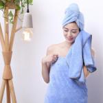 400gsm Lime Green Turquoise Microfiber Extra Large Jumbo Bath Towels For Spa