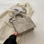 VINTAGE CHIC TEXTURED LETTER TOTE BAG WOMEN'S BAG 2024 NEW LARGE CAPACITY