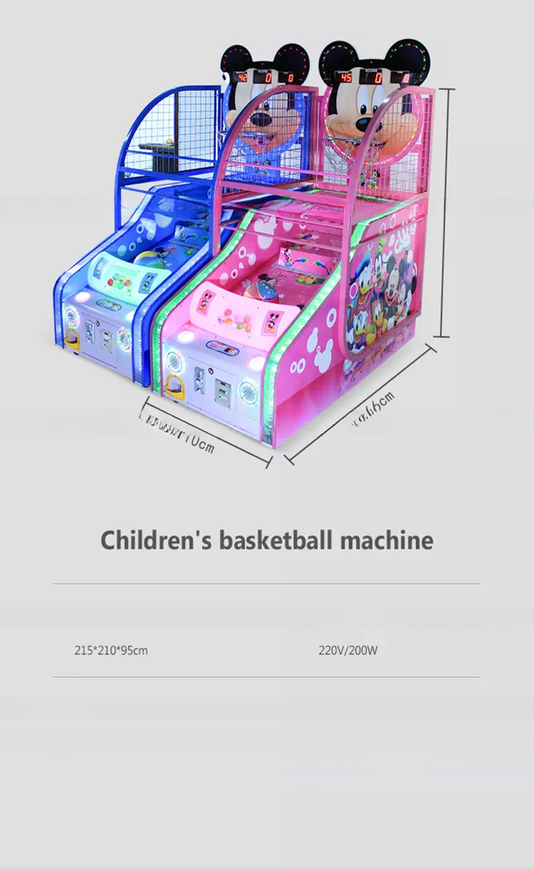 Hot selling children mini arcade basketball sports game machine