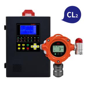 Wholesale 0-100Ppm Industrial Gas Leak Detector Fixed Chlorine Gas detector from china suppliers
