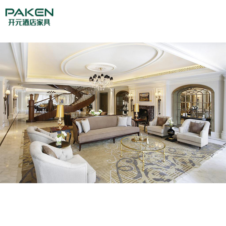 Modern Luxury Customized Hotel Living Room Furniture Sets