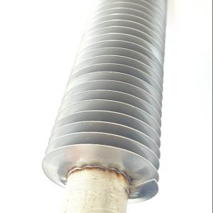 Wholesale DELLOK Black Painted Carbon Steel Fin Tube with 16-40 Fins Welded 1.2-2.77mm Extruded Serrated Fins from china suppliers