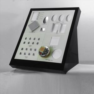 Wholesale Acrylic Makeup Organizer for Powder Mat Compartment Plexiglass Cosmetics Eyelash Display Stand from china suppliers