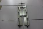 Aluminum Alloy Medical Folding Scoop Stretcher Transport White 44cm 60cm