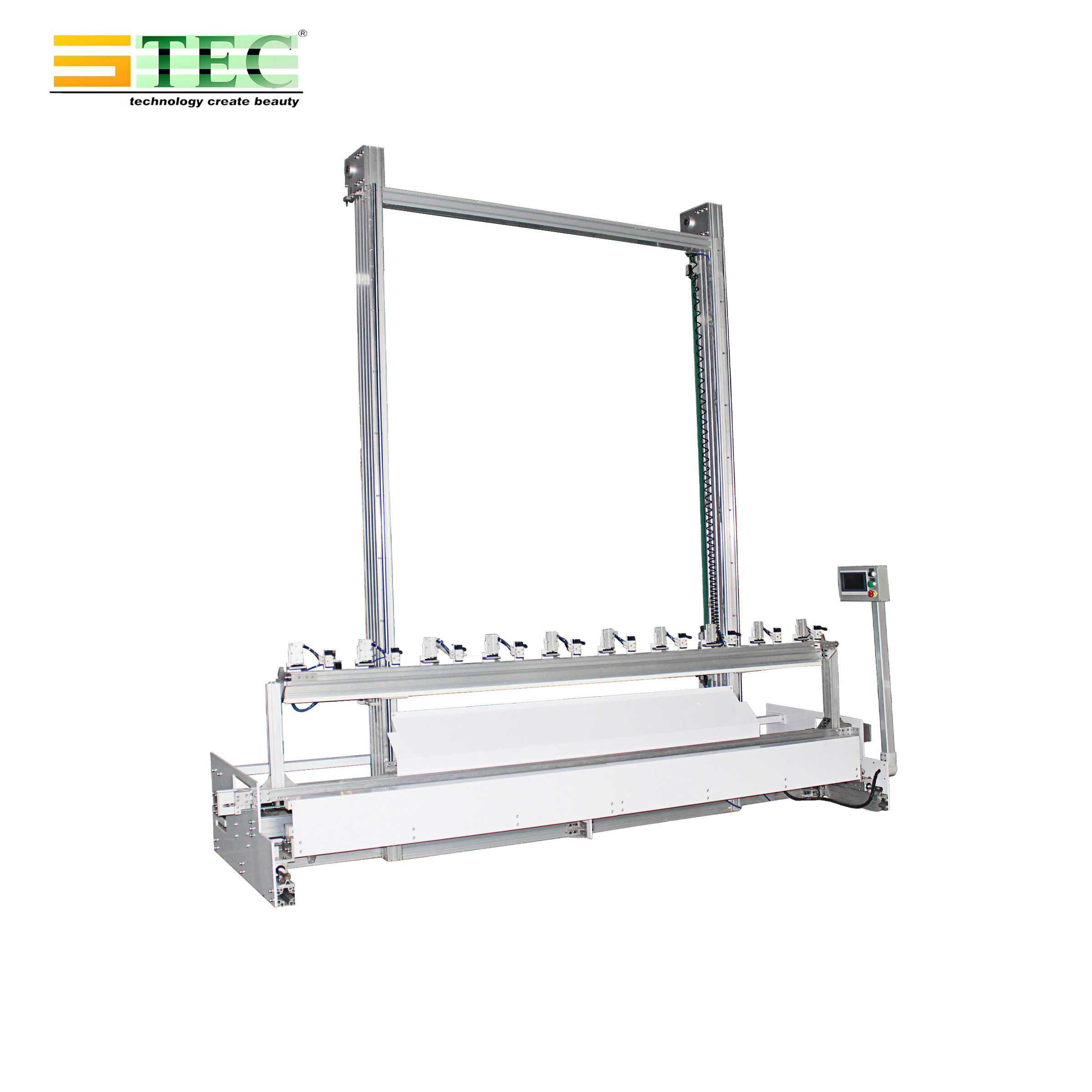 Automatic Curtain Machine 3 - 6KG/Cm2 Fabric Cutting Machine Fabric Height Inspecting