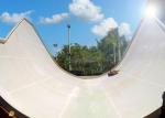 Holiday Resort Fiberglass Water Slide 12 M Platform Height 18.5 KW Power