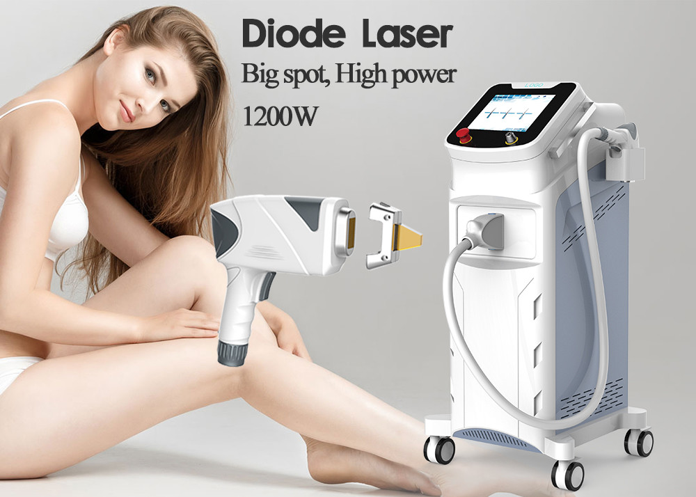 1 - 10Hz Medical Laser Hair Removal Machines Lady Hair Removal Machine 808nm Wavelength