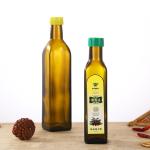 Empty Glass 250 Ml / 500ml Olive Oil Bottles , Eco Friendly Olive Oil Decanter