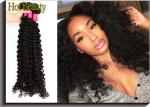 Black Brazilian Remy Deep Wave Human Hair Extensions 5A 12''- 32''