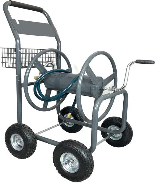 Heavy Duty Metal Steel Garden Yard Water Hose Reel Cart 19LBS Port of Loading