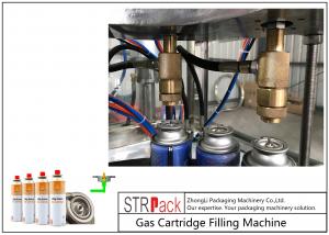 Wholesale 380V 50Hz Bottle Filling Line Full Automatic Gas Cartridge Aerosol Filling Line from china suppliers