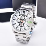 Quartz Movement Large Dial Mens Wrist Watches Stainless Steel Case