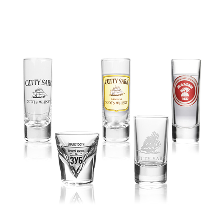 135ml Promotional Shot Drinking Glasses Transparent For Beer