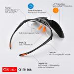 99.9%UV Protection Safety Glasses Goggles CE EN166 Dark Black Welding Glasses