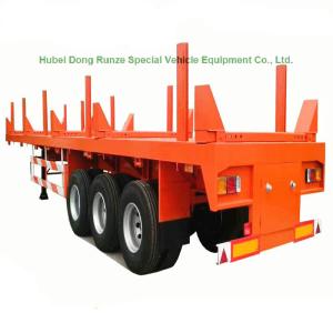 Wholesale Timber Lumber Transport Semi Trailer Long Wood Transport Log Trailer, 3 Axle Log Trailer 60ton from china suppliers