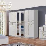 Cheap Wholesale Simple Wood Frame King Size Double Bed Home Apartment Wooden