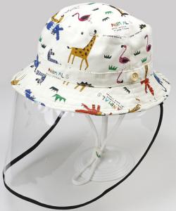 Wholesale Anti Virus PPE Face Mask Fisherman Bucket Protective Cap With Removeable TPU from china suppliers