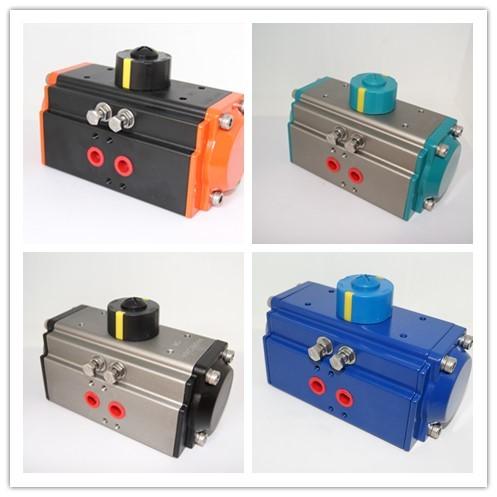 Air Quarter Turn Pneumatic Actuator , 3 Position Part Turn Rotary Air Spring