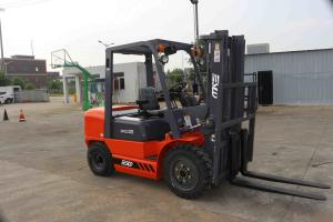 Wholesale 3.5 Ton Diesel Forklift Two Stage Free Lift Mast 3m Wide View from china suppliers