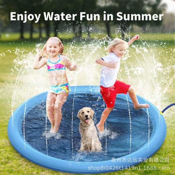 Outdoor Foldable Kids Swimming Pool Large Puppy Washing Pet Water Toy PVC
