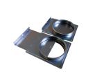 Metal Connect Fittings Blast Gate 100mm For Dust Collection