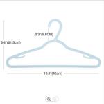 17 Inch Adult Clothes Hangers , Hook Dress Shirt Hanger
