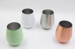 Nature Color Stainless Steel Insulated Bottle 18oz 500ml Wine Glasses
