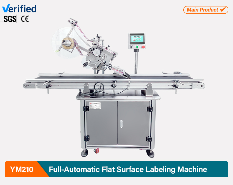 YIMU Packaging Machine Carton Box Corner Warp Labeller Flat Surface Pasting Labeling Machine