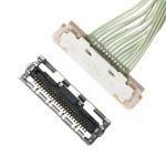 Length Custom Micro Coax Cable Assembly Hirose DF36-15P 0.4SD LCD