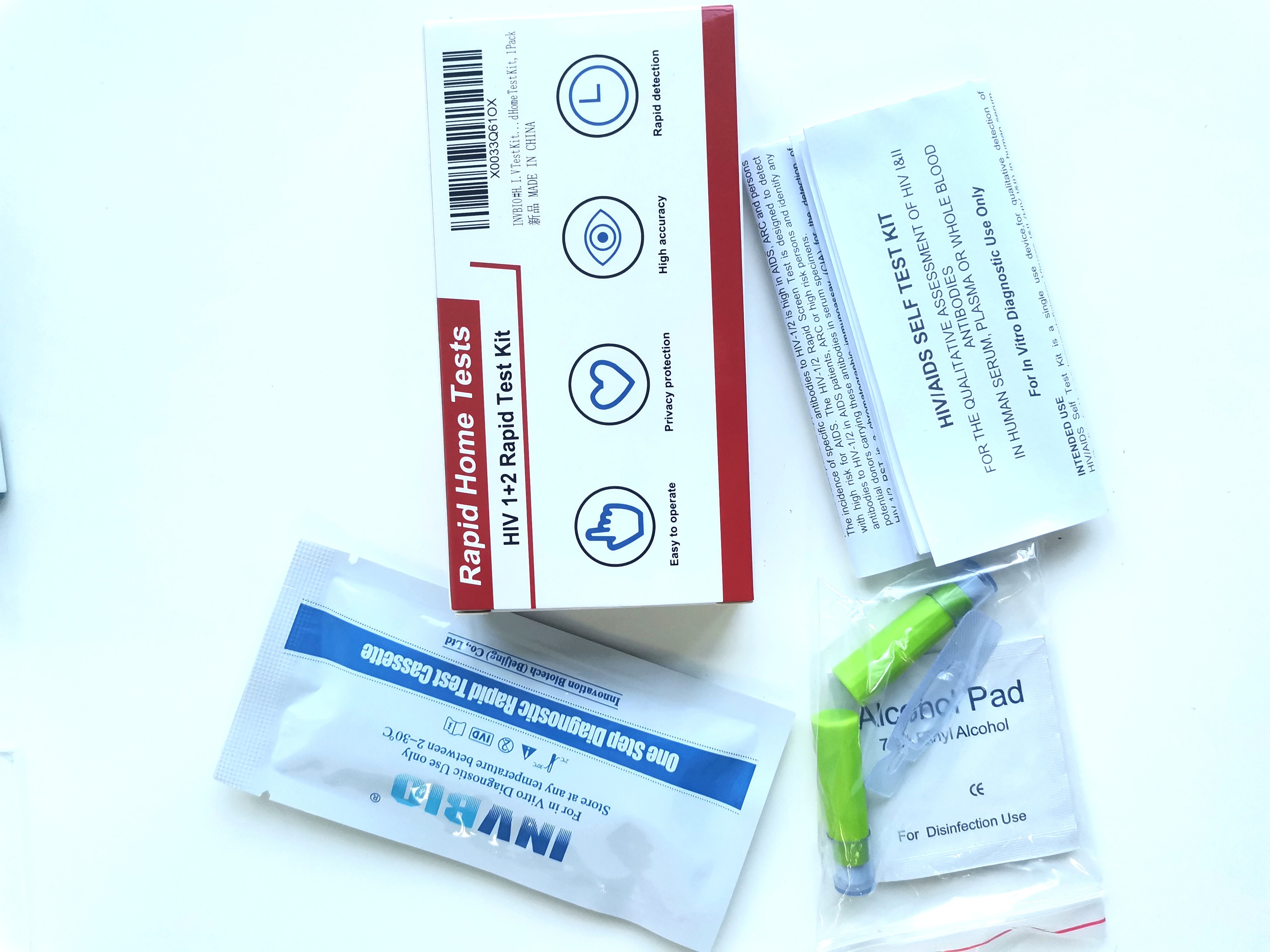 Infectious Disease Treatment Hiv Rapid Test Kits 50pcs