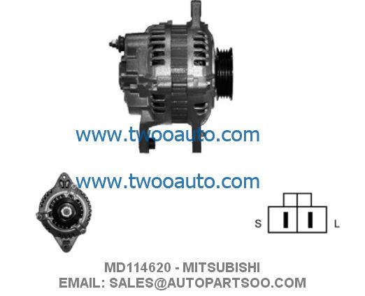 Md114620 Car Generator Alternator Md309333 Mitsubishi Alternator 12v 75a