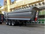 Customized 3 Axles 80 Tons Heavy Duty Dump Trailer Hydraulic Tipping Tipper Semi