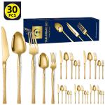 Stainless Steel Cutlery Set Small Waist Hammer Pattern Stainless Steel Western