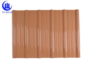 Wholesale Resistance To Impact PVC Plastic Spanish Roof Tiles Prices Waterproof from china suppliers