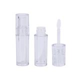 Transparent Silicone Brush Head Plastic Lip Glaze Tube 4.5ml