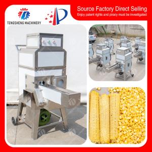 Wholesale Sweet Glutinous Commercial Corn Peeling Machine 500Kg / Hour Automatic from china suppliers