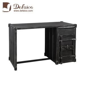 Wholesale Commercial Black Iron Vintage Style Writing Desk Defaico Furniture from china suppliers