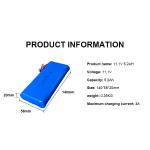 11.1V 2200mAh 2600mAh Li Ion Battery Rechargeable For Electric Wheelchair