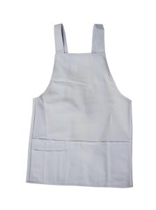 Wholesale 195G Polyester 80% Cotton 20% Chef Works Bib Apron Light Blue With Buttons from china suppliers