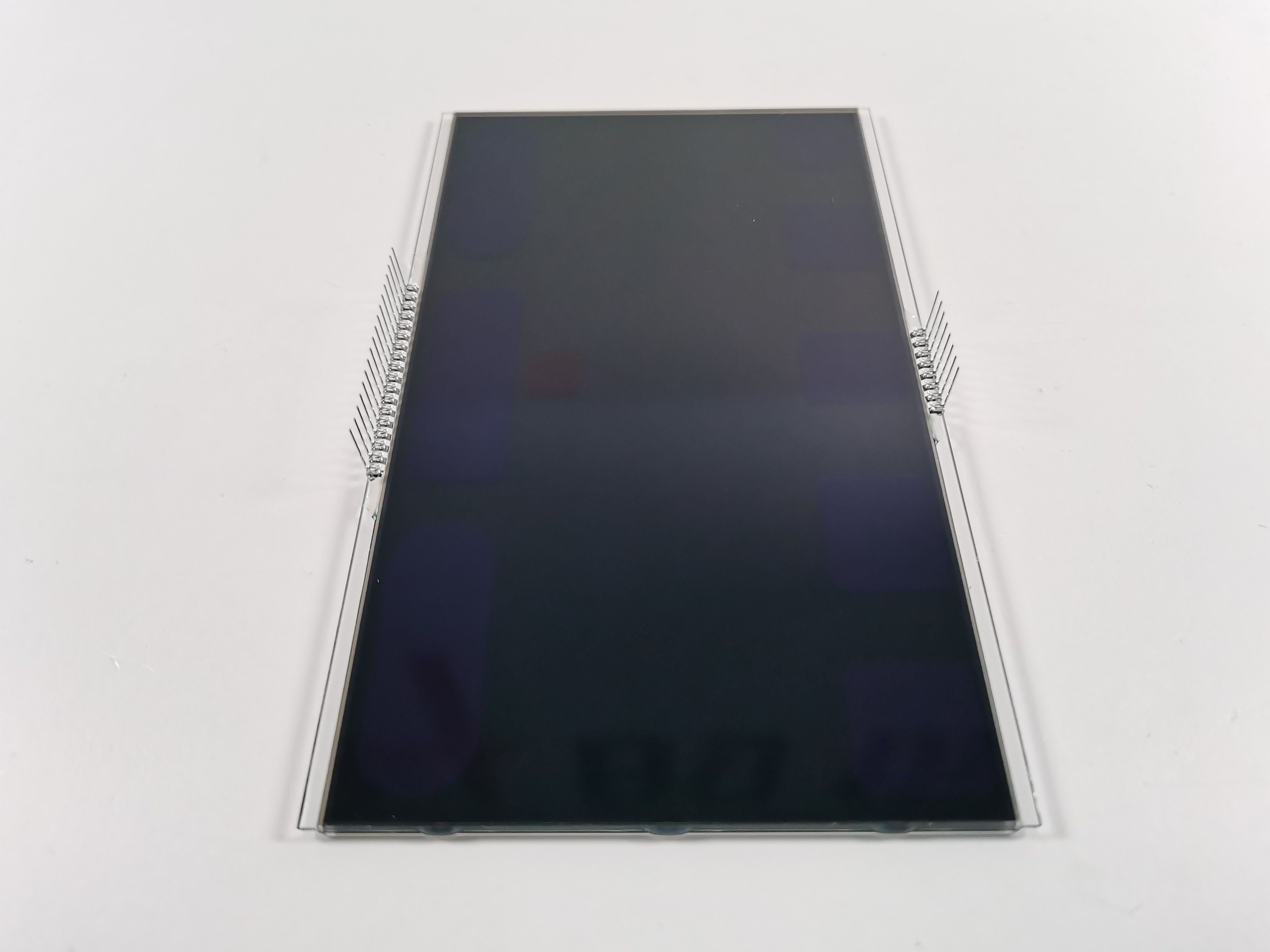 12 O Clock Negative VA LCD Display Black Segment Digit Graphic Lcd Glass Va Panel For Thermostat