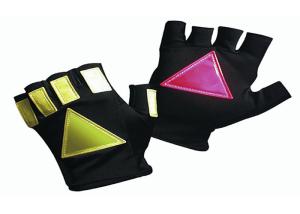 Wholesale OEM / ODM Traffic Safety Gloves Fingerless Reflective Tape CE Approved from china suppliers
