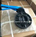 EPDM Rubber PVC Butterfly Valve with DIN JIS ANSI Standard and 316 Carbon Steel