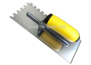 Wholesale Stainless steel Plastering trowel with soft handle HW02234T from china suppliers