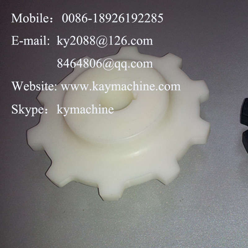 Engineering Plastics Ertalon and Nylatron nylon gears Sprockets nylon Pinion PA66-GF30 sprocket PA66 sprocket factory