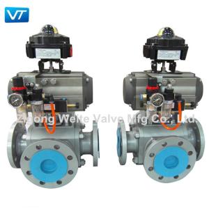 Wholesale Integrated 4 Way Actuated Ball Valve Gas Hydraulic Operated ISO17292 from china suppliers