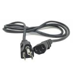 America Standard US Power Cord 110V-250V PVC Jacket 3 Pin Plug 15m