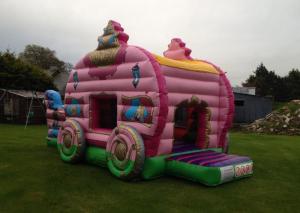 Wholesale Princess carriage inflatable jumping castle slide with lead free material on sale for kids parties from china suppliers