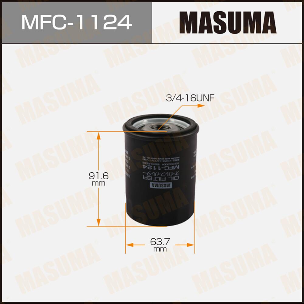 MFC-1124 MASUMA Spin-on Auto Engine Systems Oil Filter for GAC TOYOTA GR 90915-03004