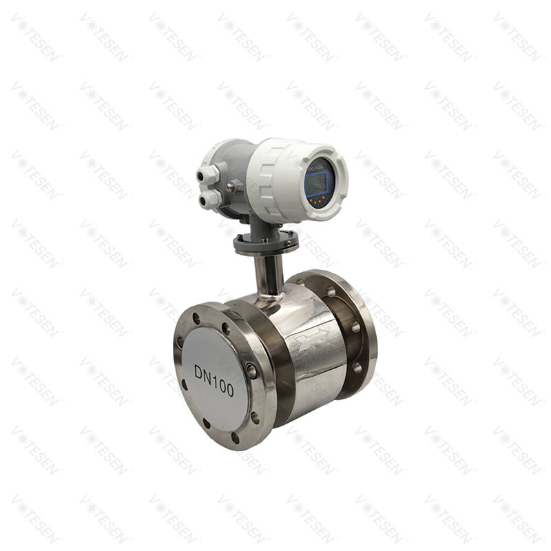 Digital Sanitary Electromagnetic Flow Meter Electromagnetic Water Sensor DN80